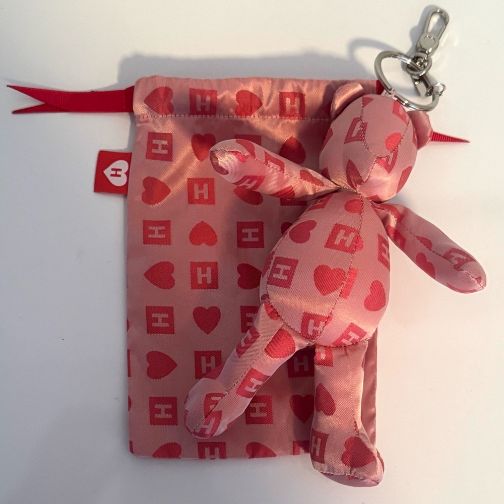Harveys Pink Cali Bear Keychain